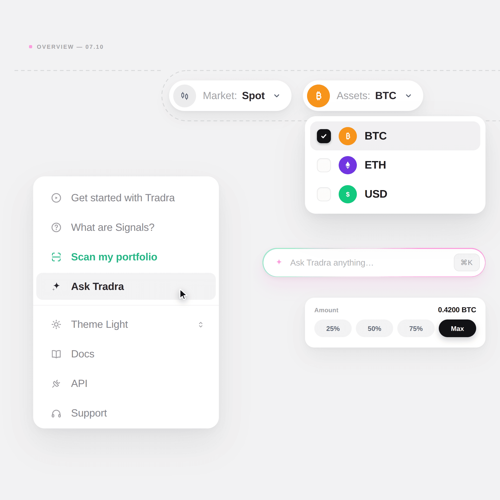 Krafa context platform dashboard
